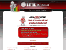 Tablet Screenshot of itrafficadboard.com